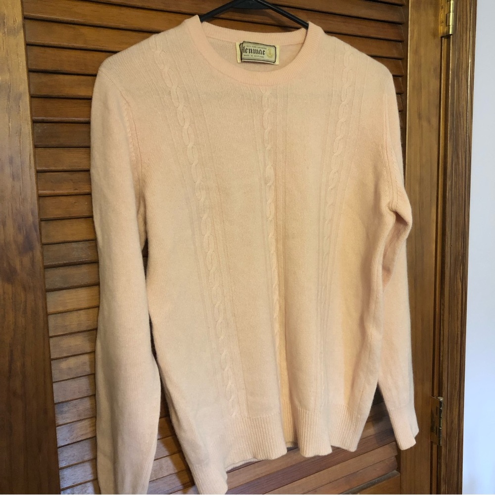 Cable Knit Scottish Cashmere Sweater